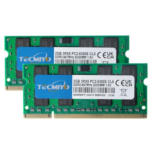 TECMIYO 4GB DDR2 Sodimm Laptop Memory Ram Module