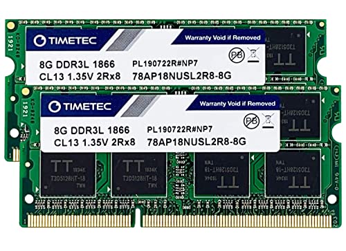 Timetec 16GB DDR3 Laptop RAM Upgrade