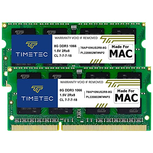 Timetec 16GB RAM for Mac Book, Mac Book Pro, iMac, Mac Mini