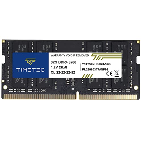 Timetec 32GB DDR4 3200MHz RAM for Dell Gaming Laptops