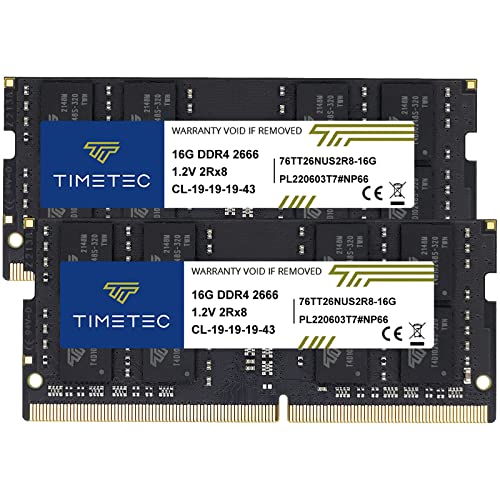Timetec 32GB DDR4 Laptop Memory Upgrade