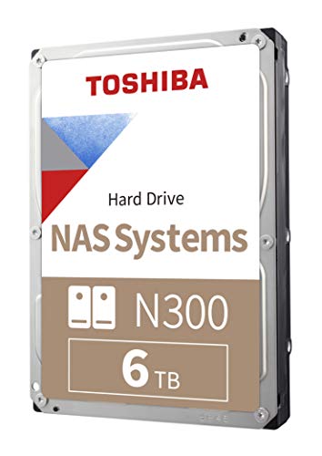 Toshiba N300 6TB NAS 3.5-Inch Internal Hard Drive