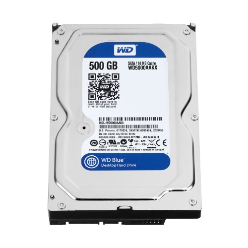 WD Blue 500GB Desktop HDD - Fast, Reliable, and Secure Storage