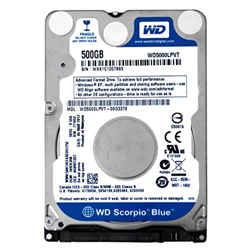 WD Blue 500GB Mobile Hard Disk Drive - Reliable and Efficient Storage