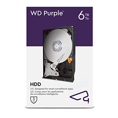 WD Purple 6TB Surveillance Internal Hard Drive
