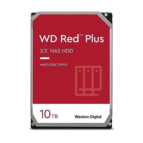 WD Red Plus 10TB NAS Internal Hard Drive
