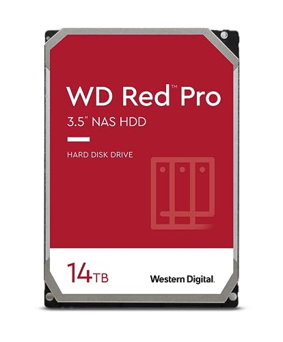 WD Red Pro 14TB NAS Internal Hard Drive - Reliable Storage Solution