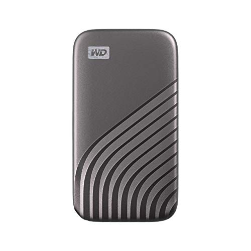 Western Digital 500GB My Passport SSD Portable External Solid State Drive, Gray