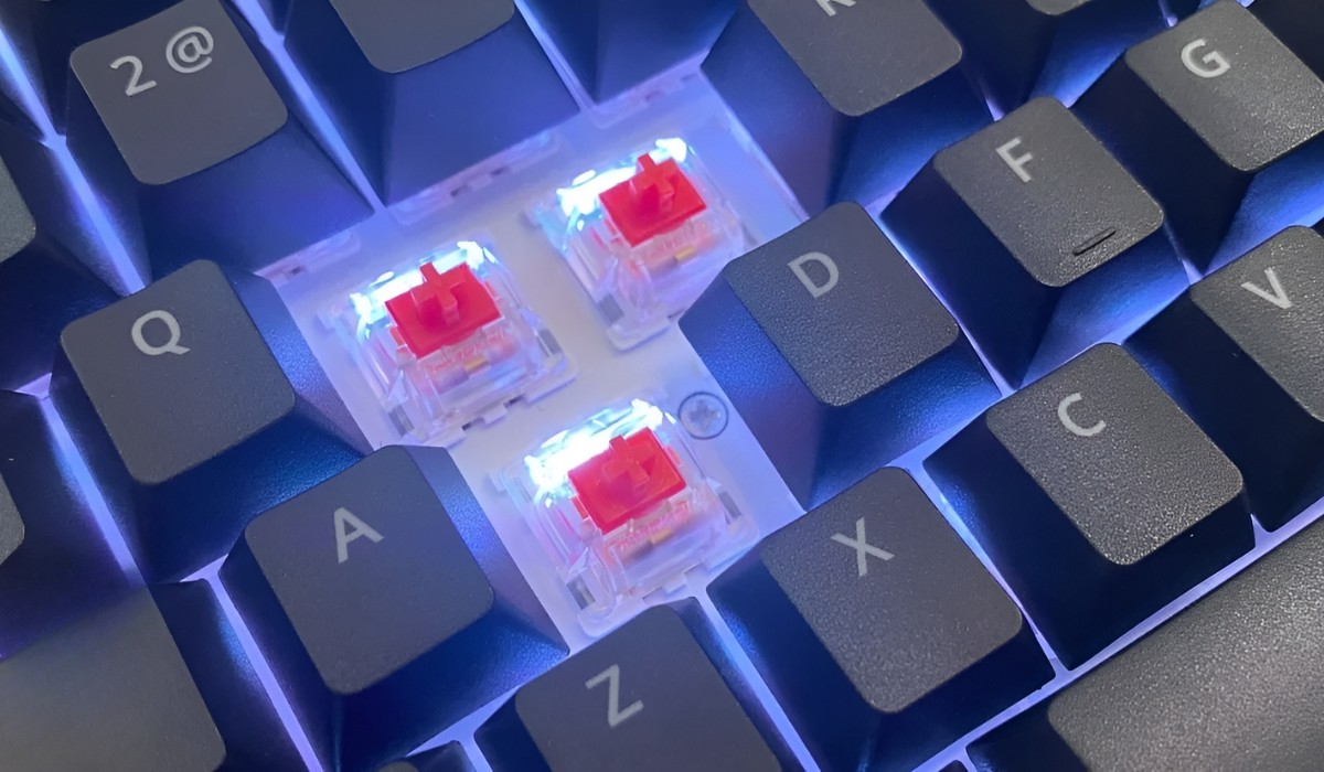 What Does A Mechanical Keyboard Look Like Under A Key?