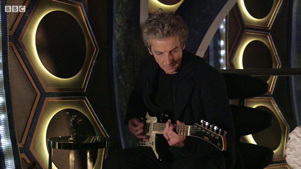 What Kind Of Electric Guitar Does Peter Capaldi Play In The Dreamboys