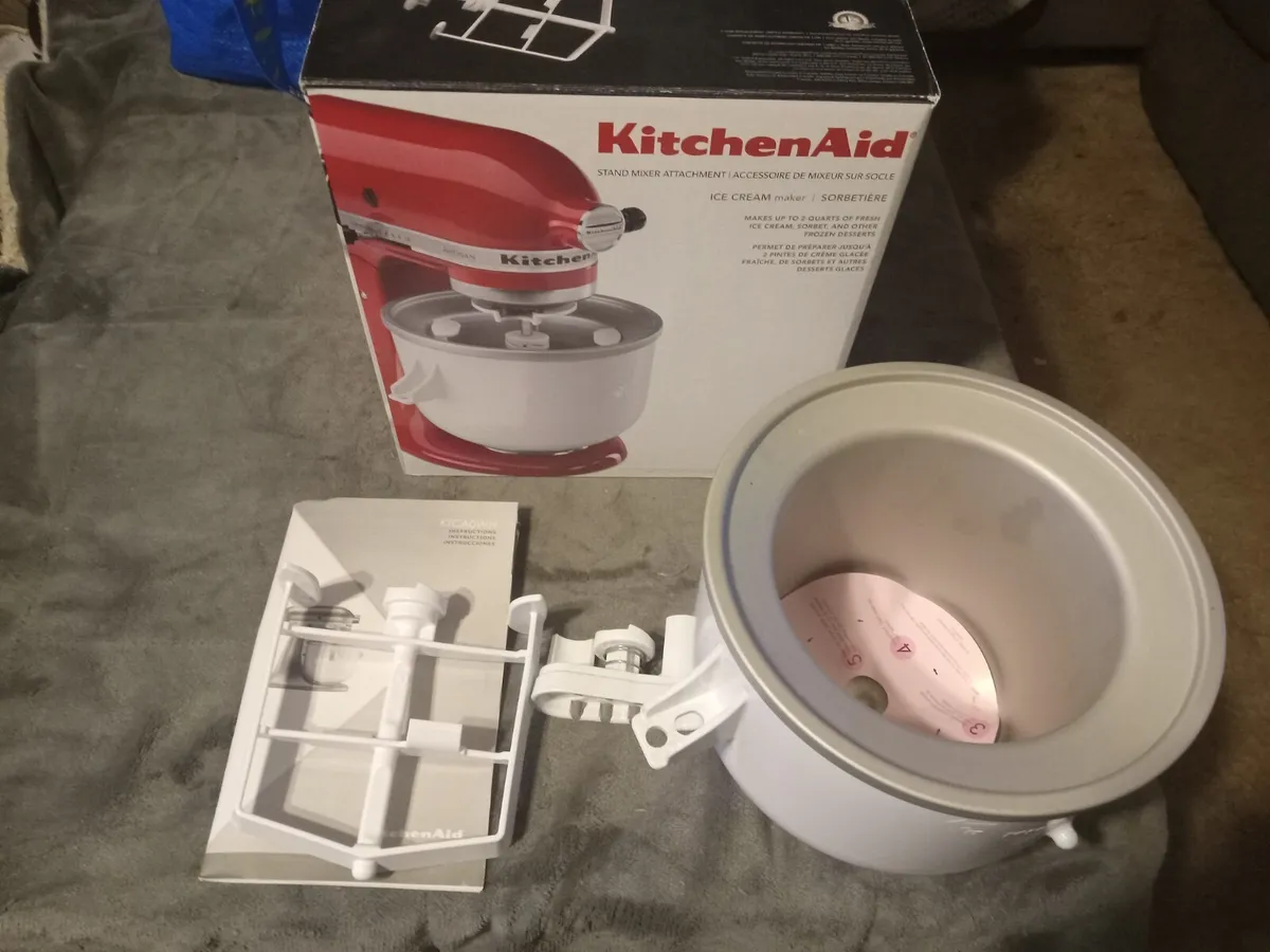 KitchenAid KICA Ice Cream Maker Stand Mixer Attachment 