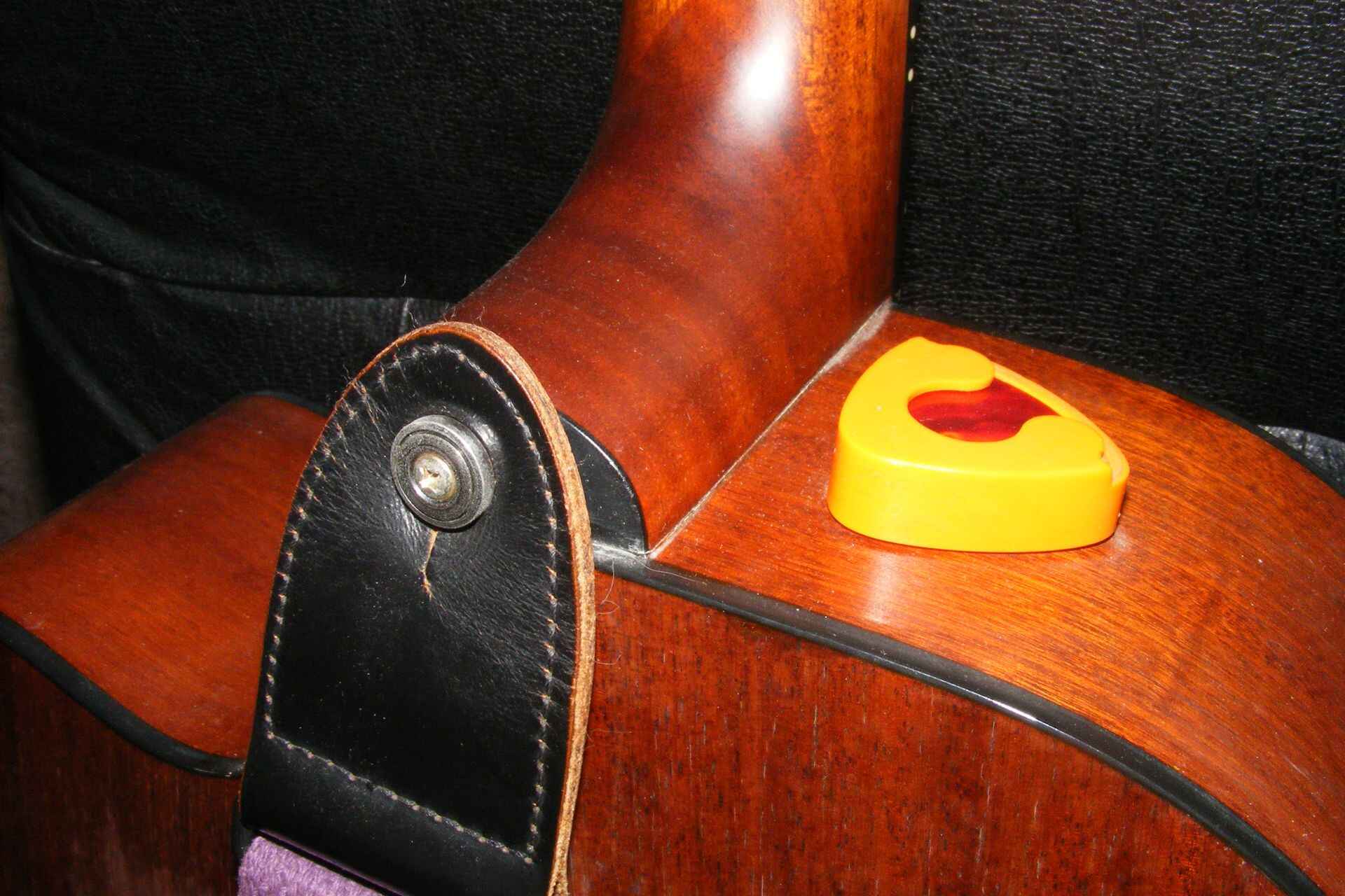 Where To Put Pick Holder On Acoustic Guitar