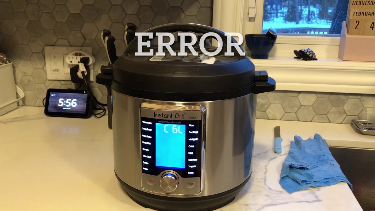 Why Does The Electric Pressure Cooker Display An Error