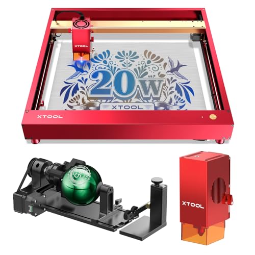 xTool D1 Pro Laser Engraver Rotary Roller Kit + 40W Laser Module