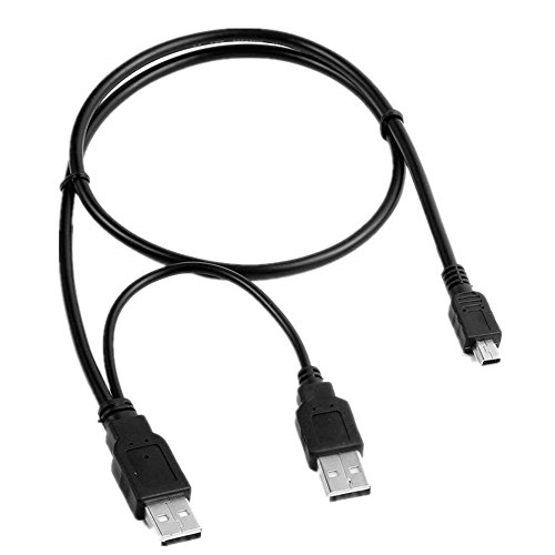 Yustda USB Y Charger Data Sync Cable Cord Lead