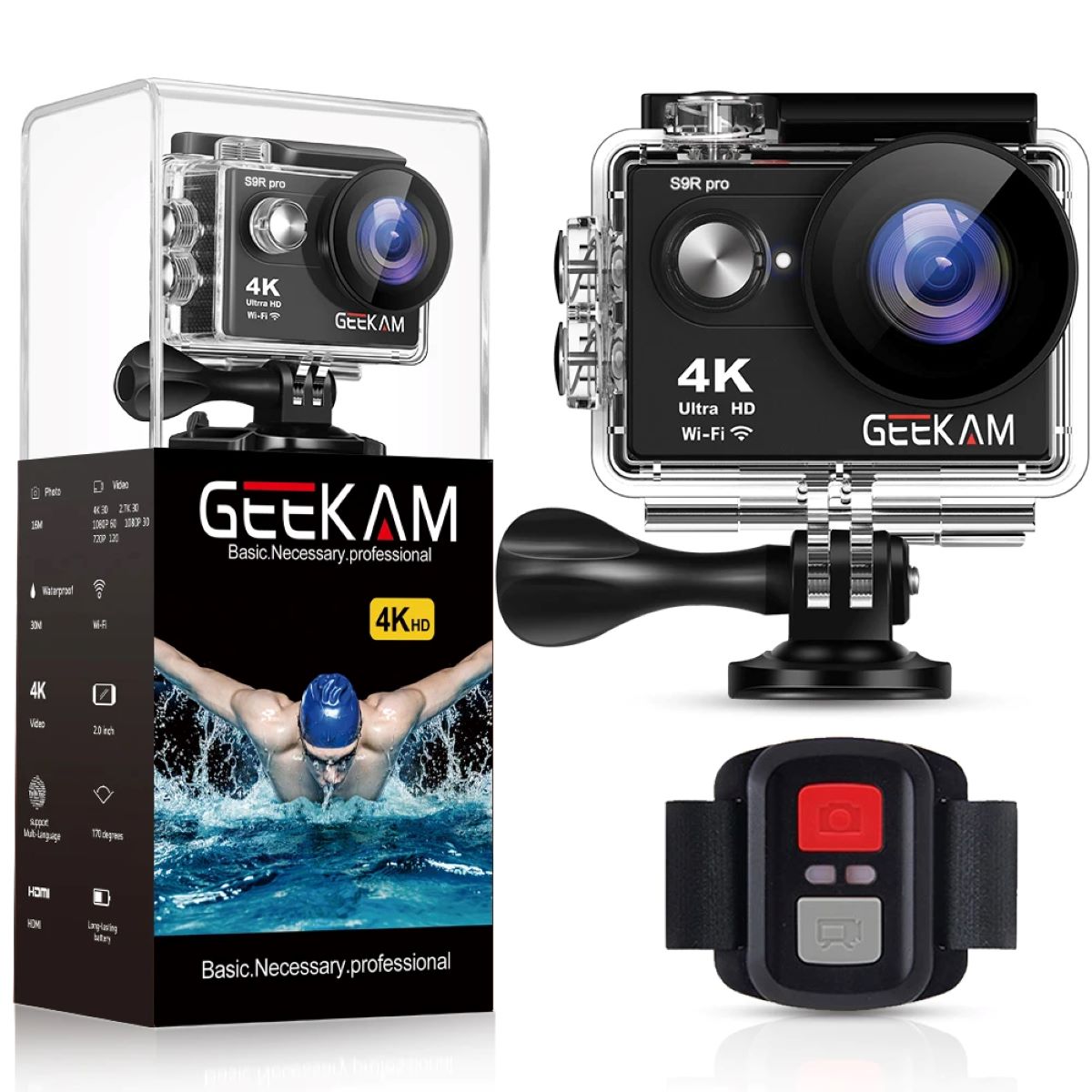 Geekam 4K 30fps Action Camera – How To Use