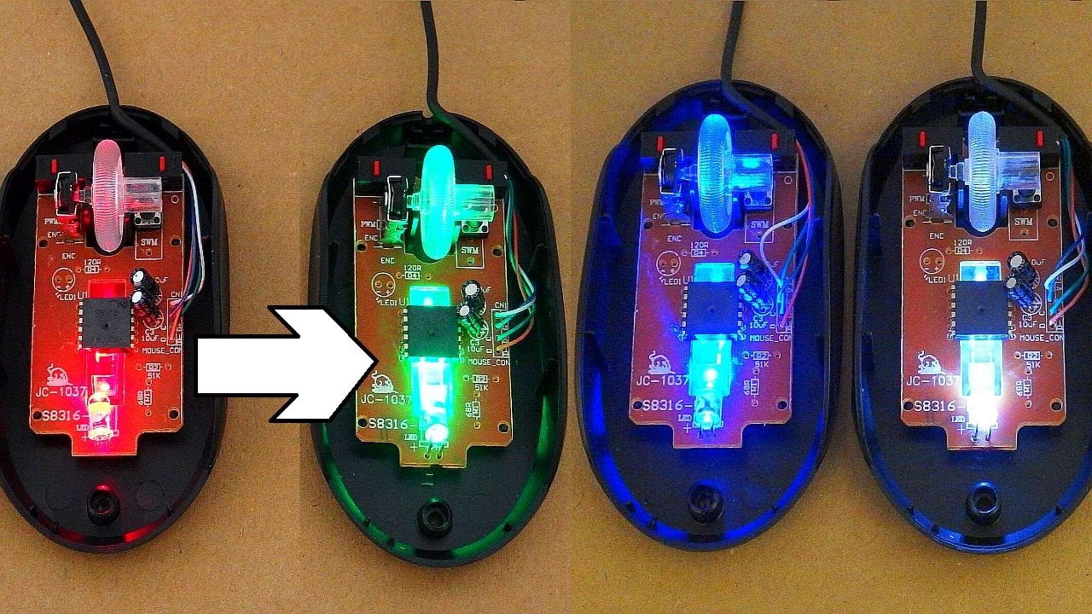 How To Add And Change Color On M102 Gaming Mouse?