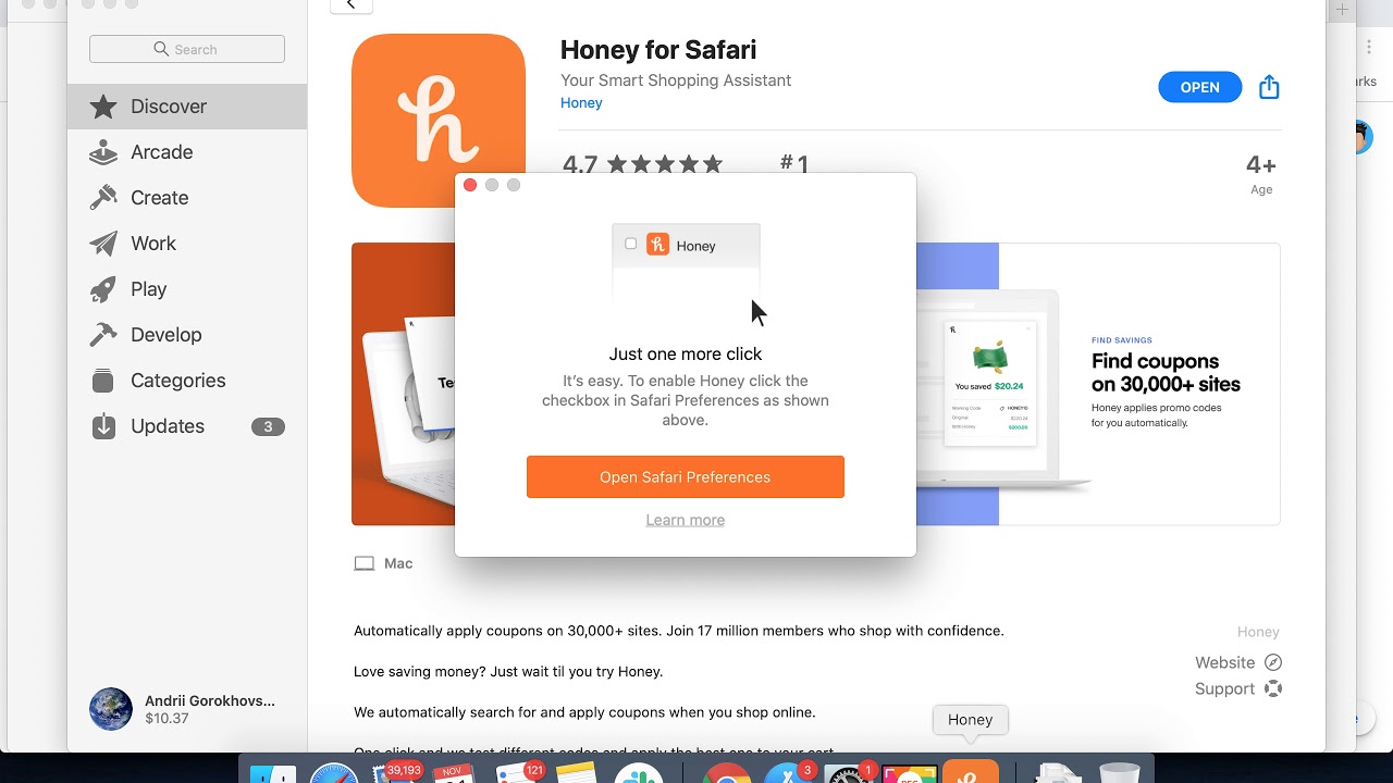 how-to-add-honey-to-safari-iphone