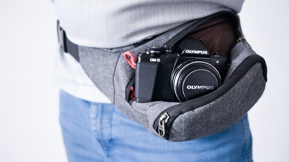 How To Carry A Large DSLR Camera On Your Person