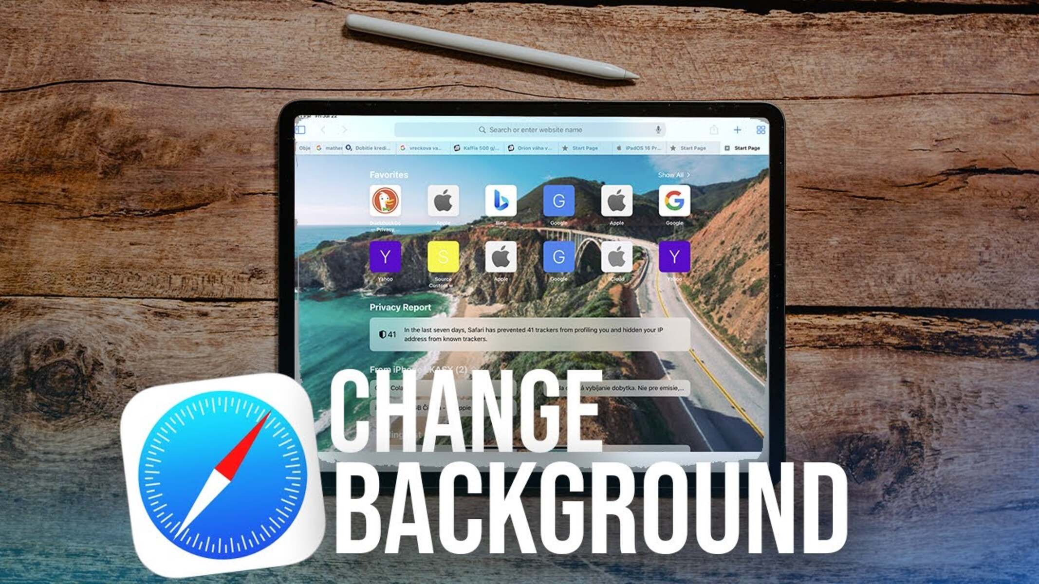 How To Change Background Safari