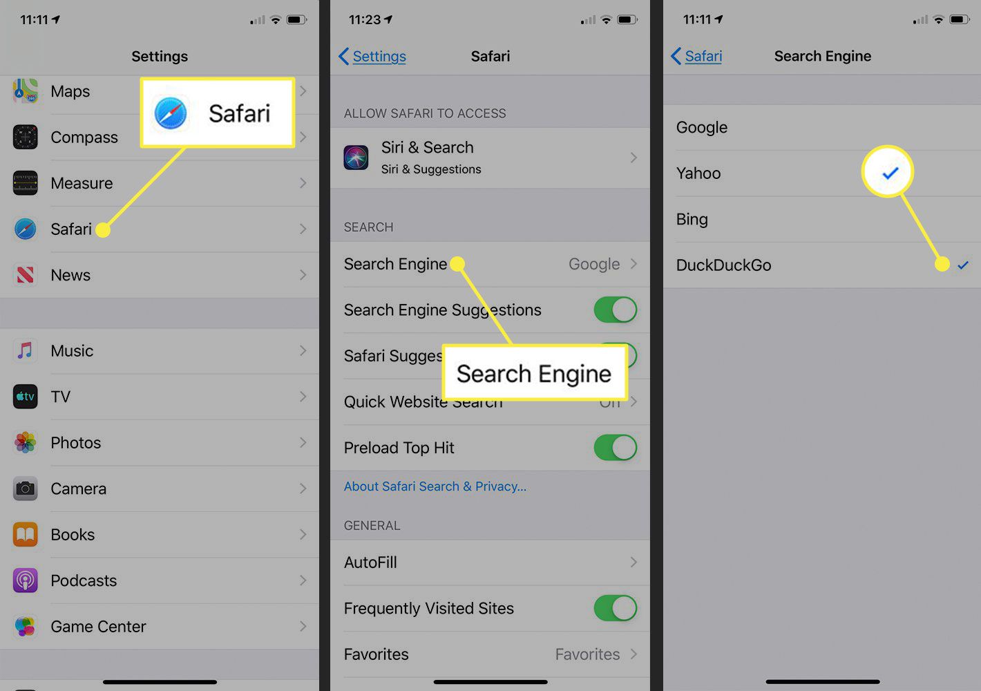 How To Change From Safari To Google