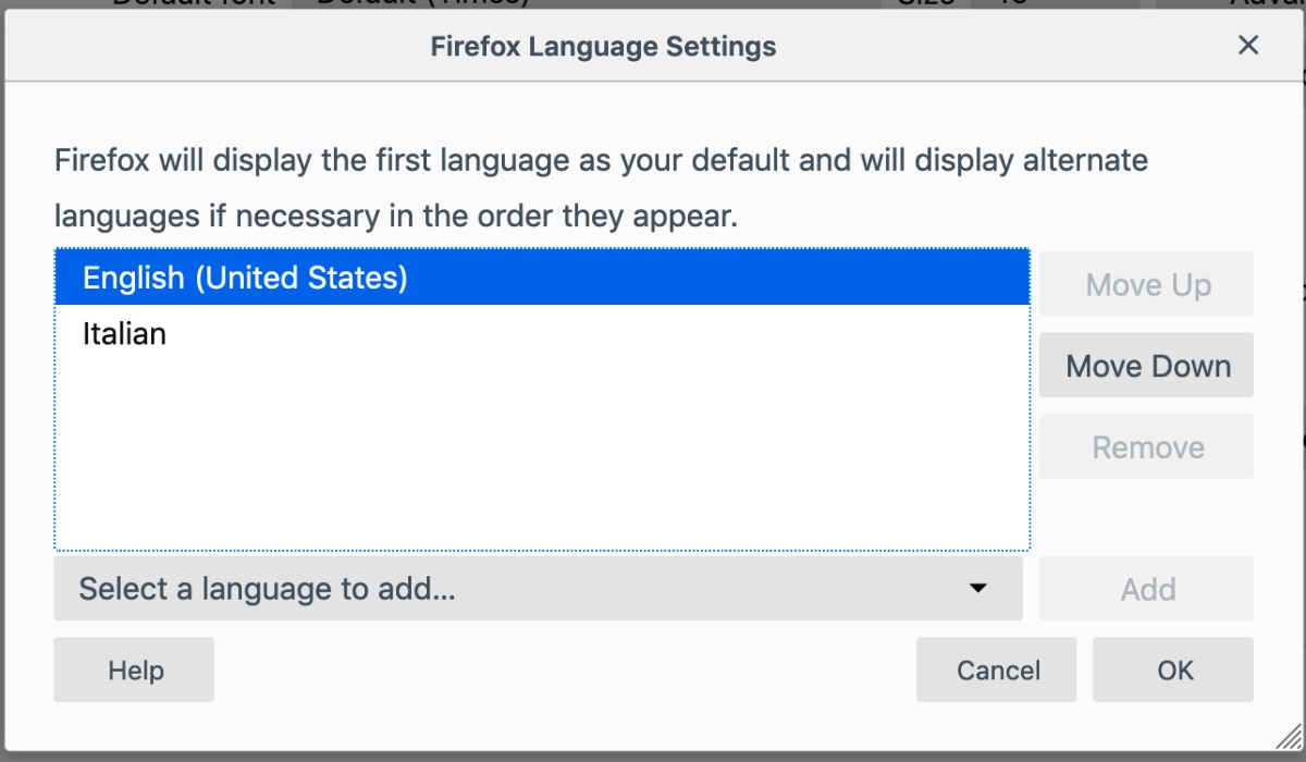 How To Change Mozilla To English