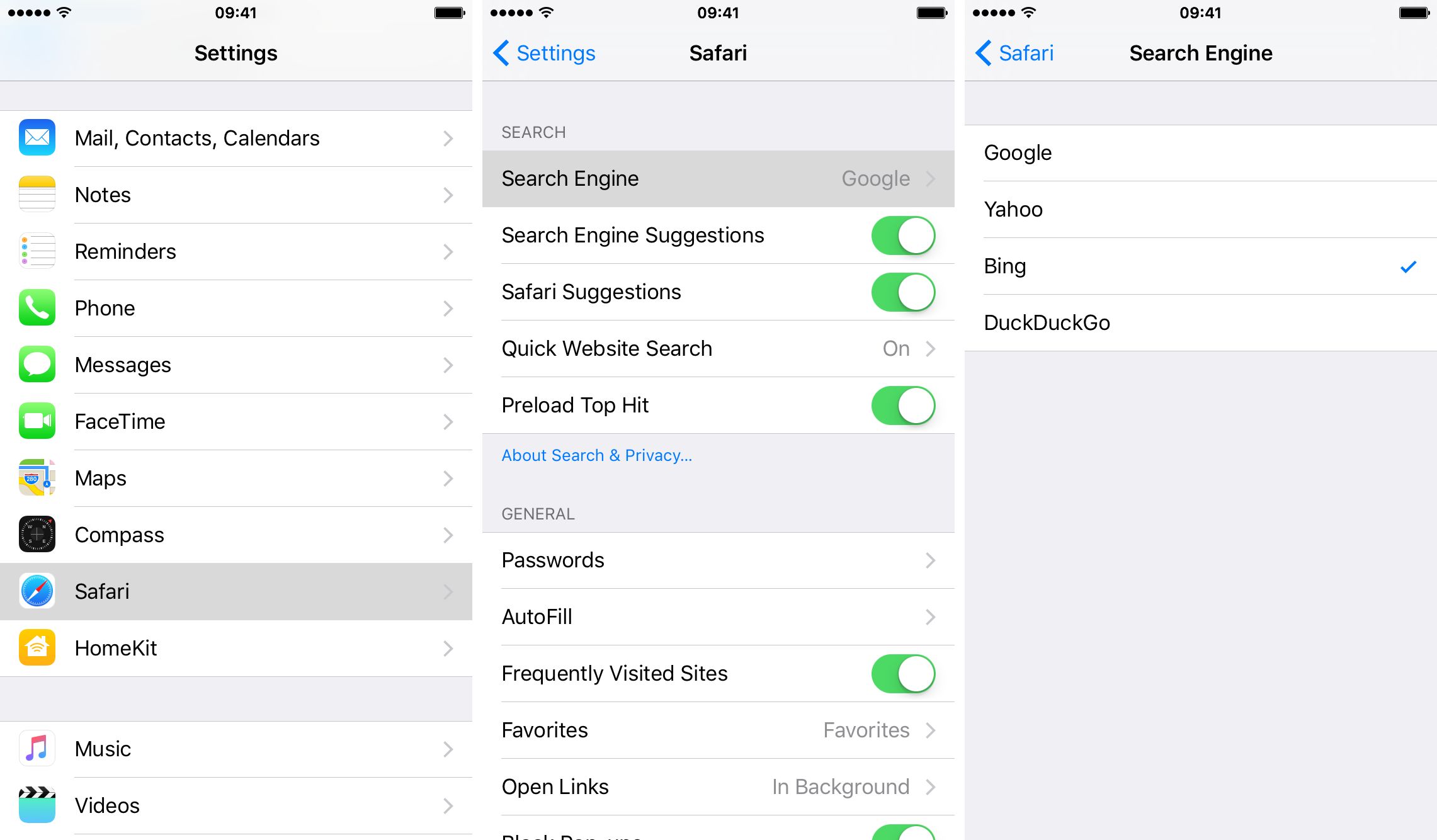 How To Change Search Engine On Safari
