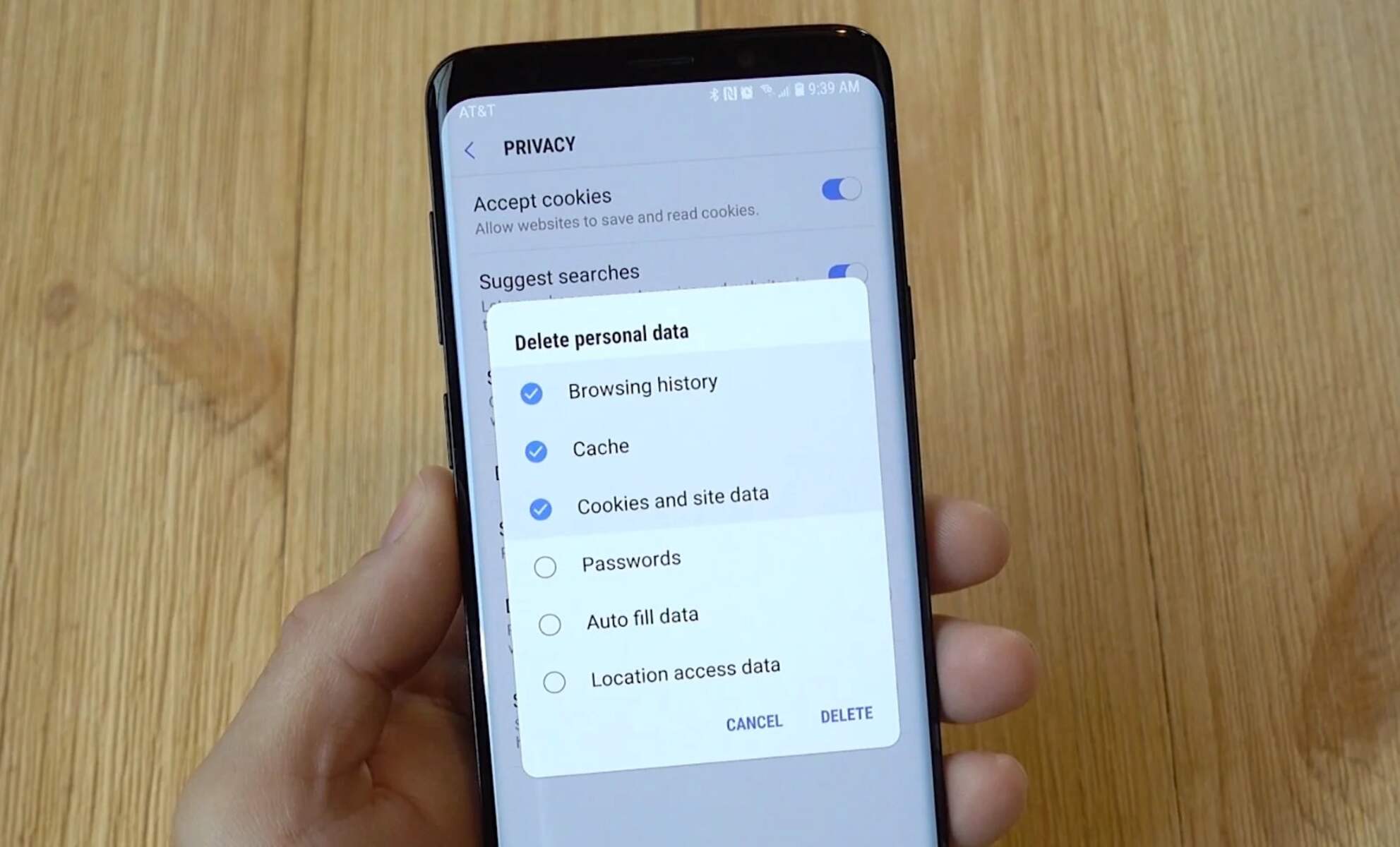 How To Clear Browser History On Samsung Phone