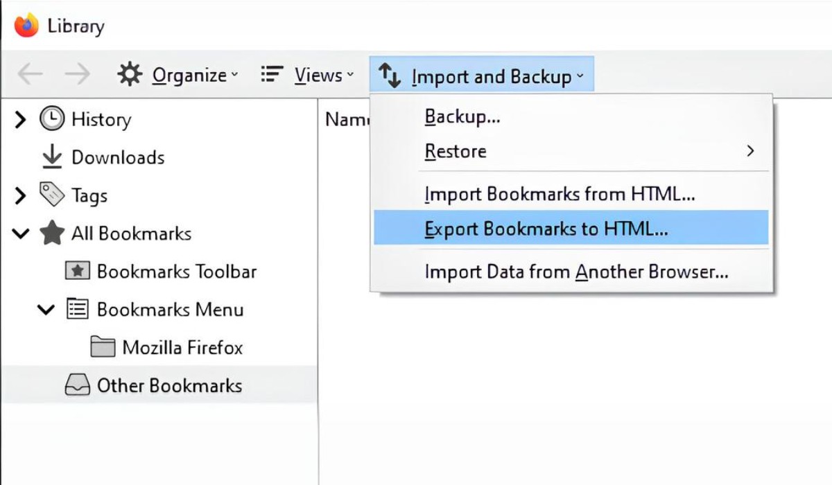 How To Copy Mozilla Bookmarks To Another Computer