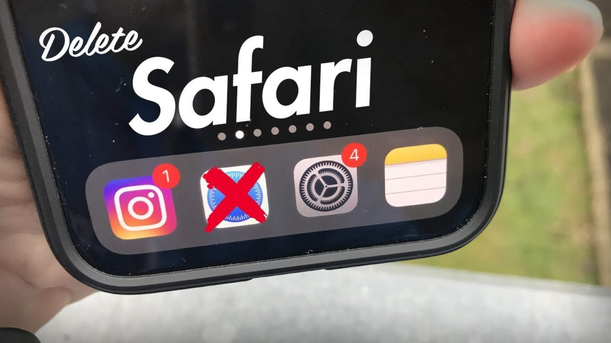 How To Delete Safari From Your Phone