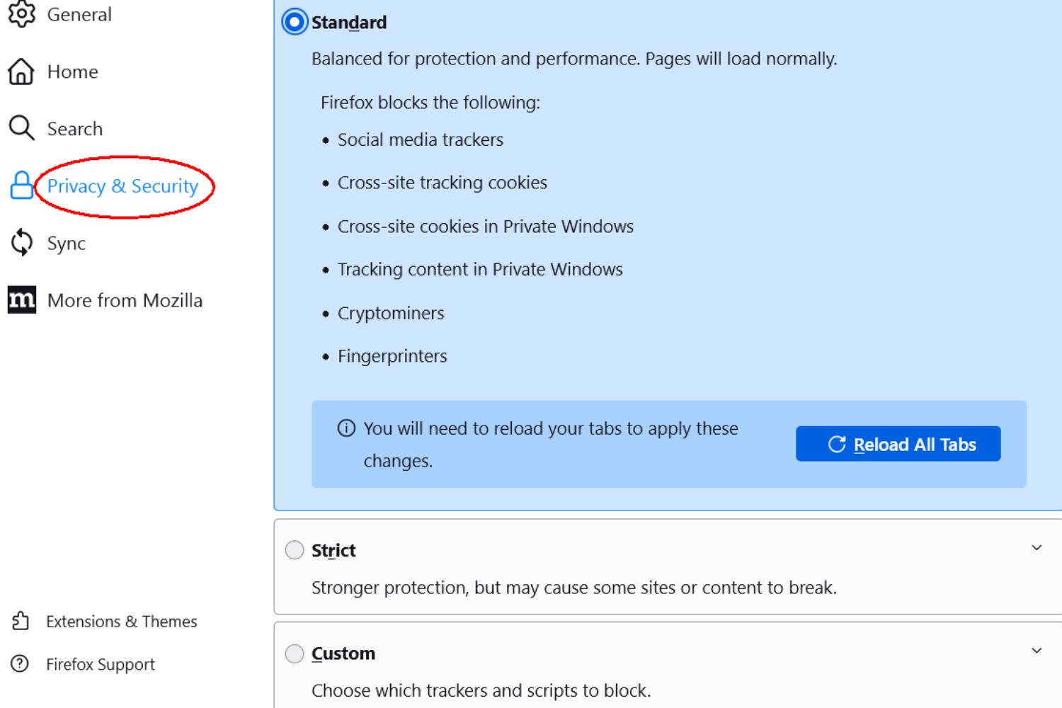 How To Disable Cookies In Firefox
