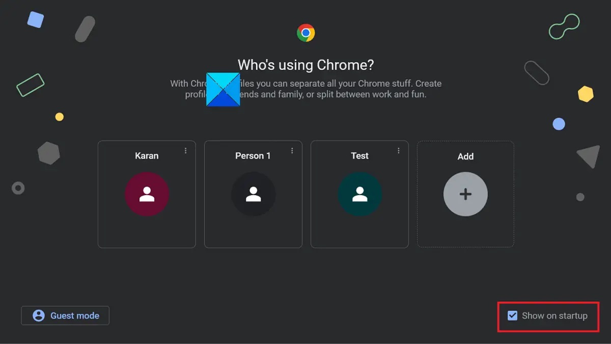 How To Disable Google Chrome Profiles