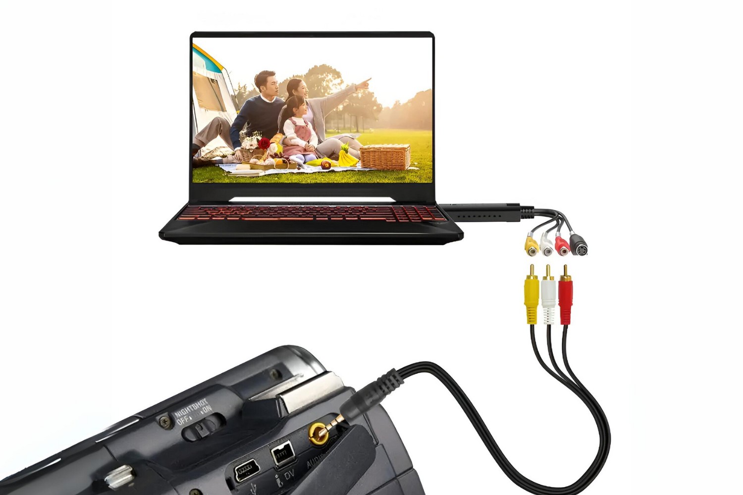 How To Display RCA Camcorder Video On PC