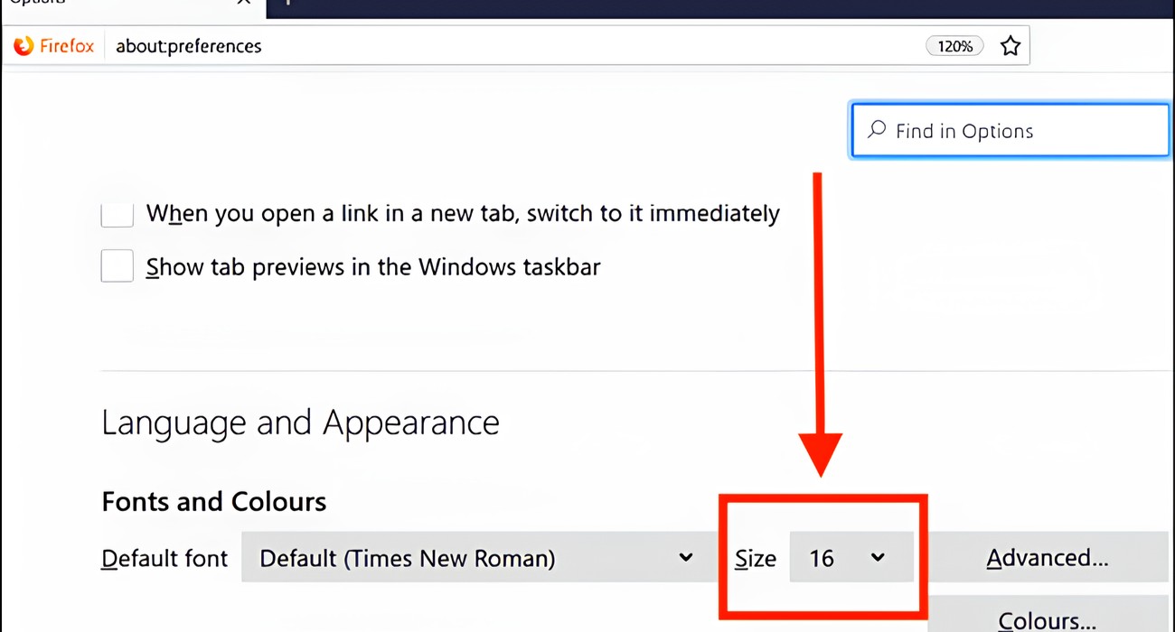 How To Enlarge Text In Firefox