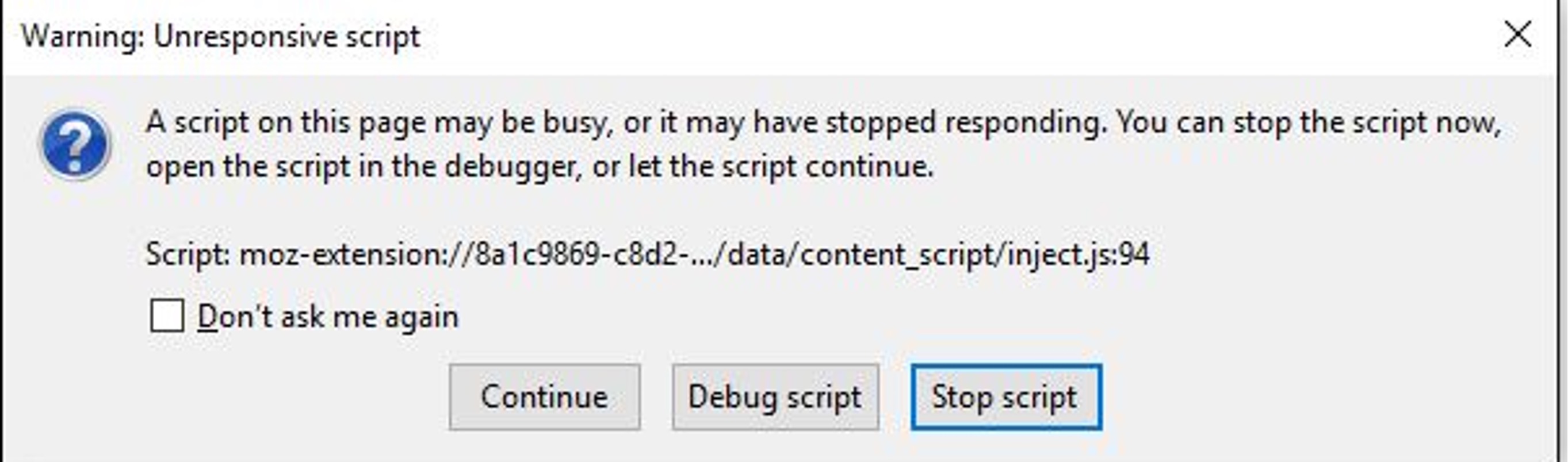 How To Fix Script Errors In Firefox