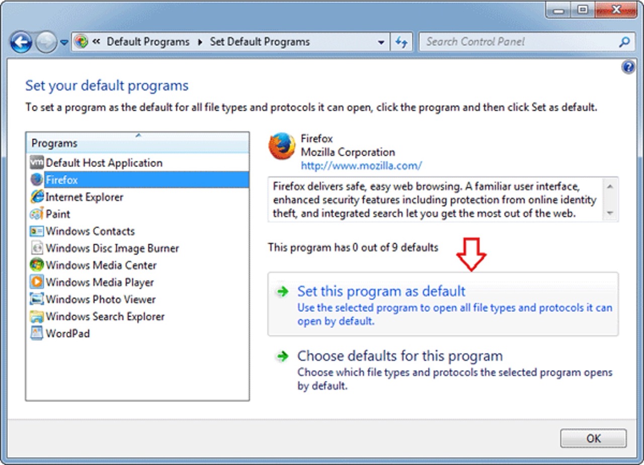 How To Make Firefox My Default Browser On Windows 7