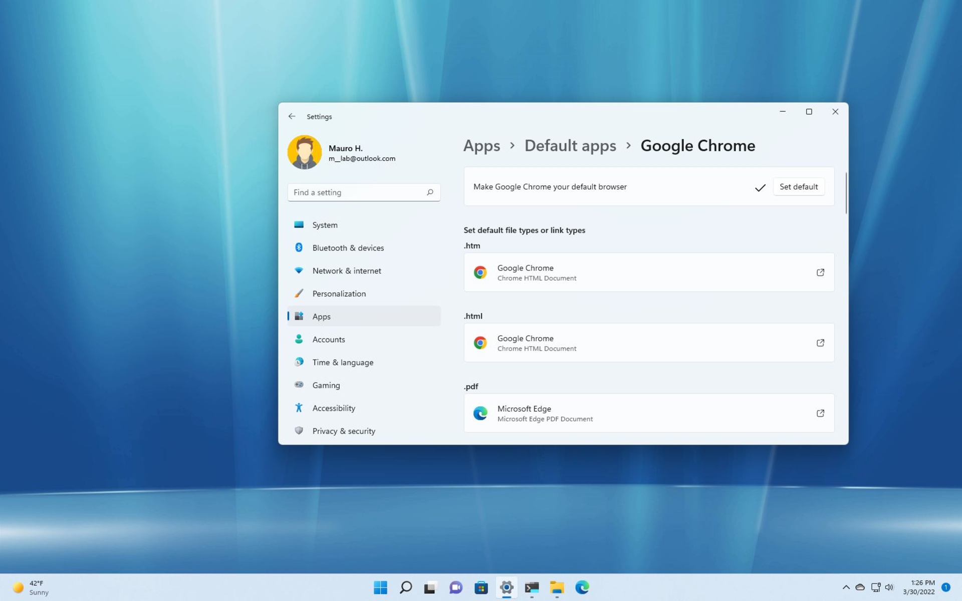 How To Make Google Default Browser On Windows 11