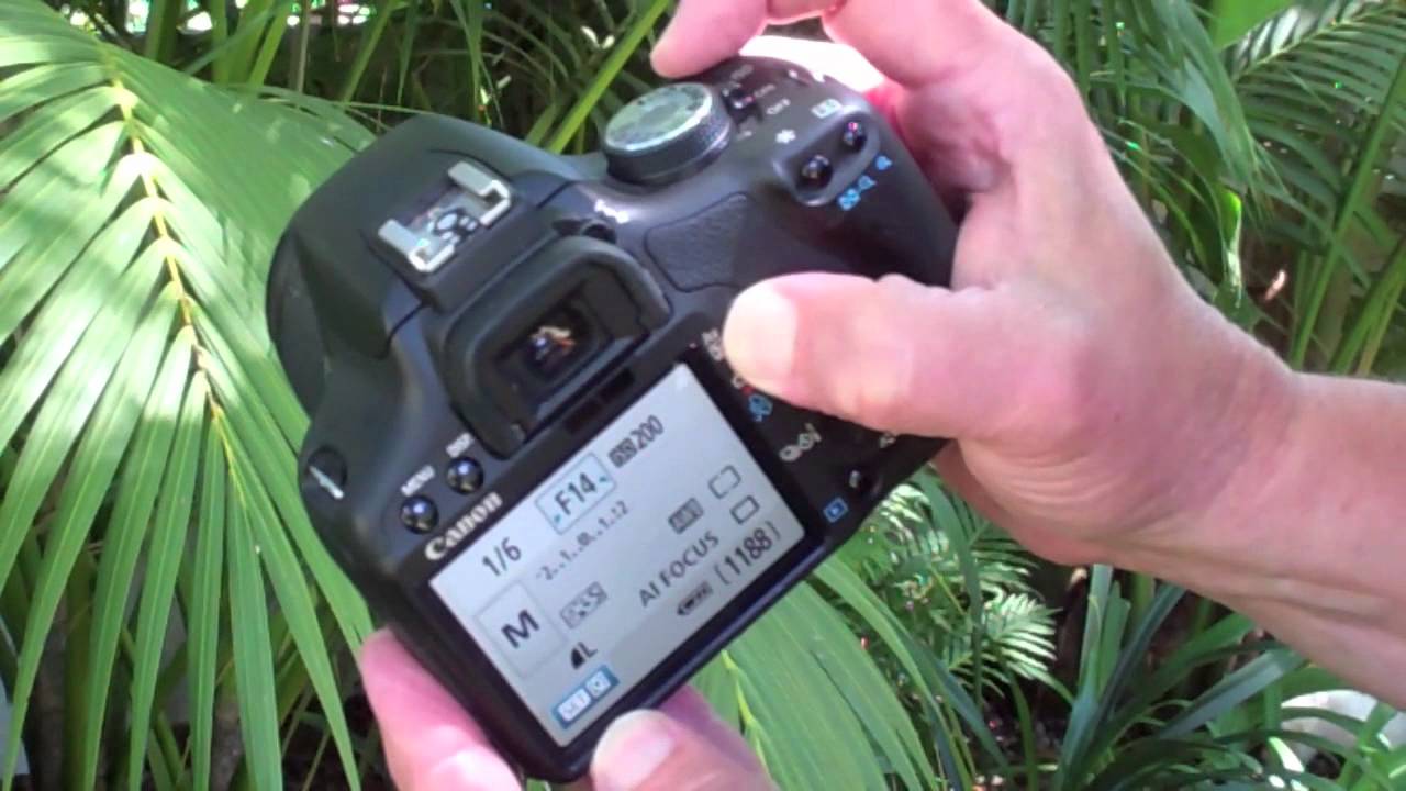 How To Manually Set A Canon Rebel DSLR Camera