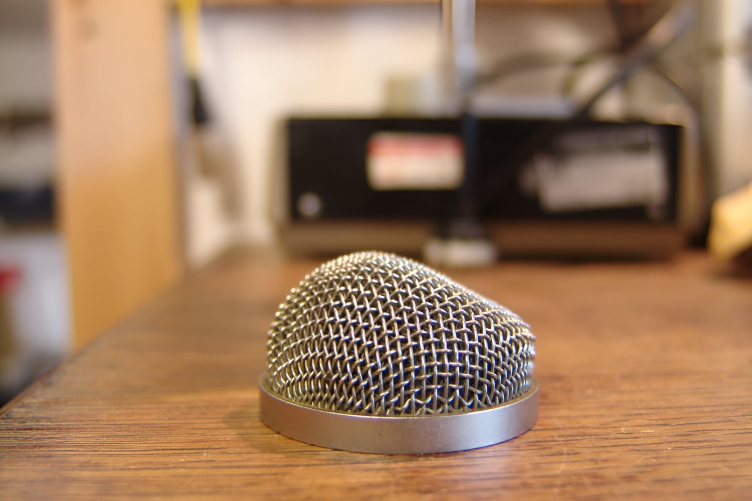 How To Repair A Dent In A Condenser Microphone Grill