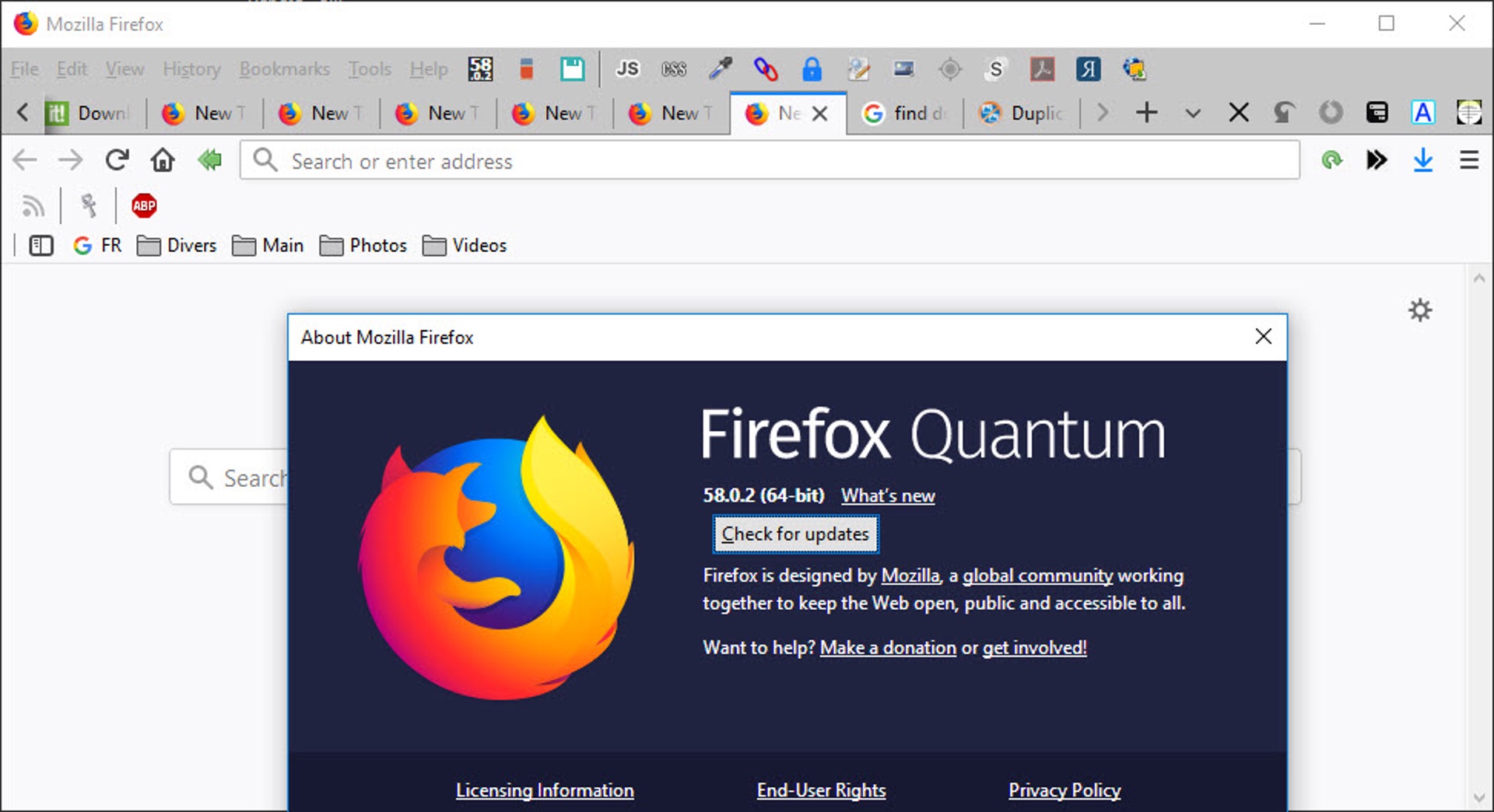 How To Restore Toolbar In Firefox