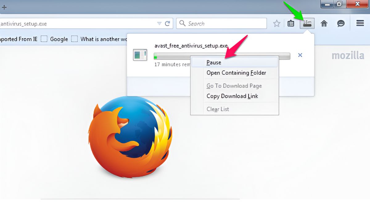 How To Resume Download In Firefox