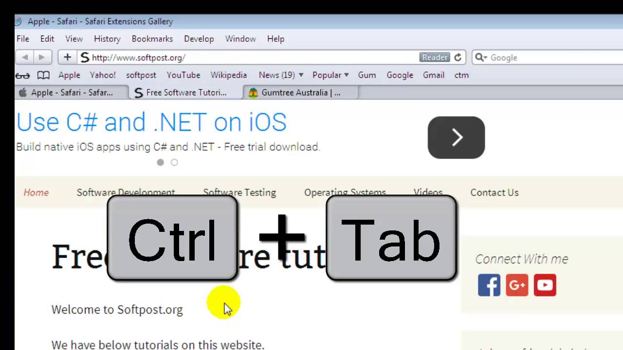 How To Switch Tabs On Safari