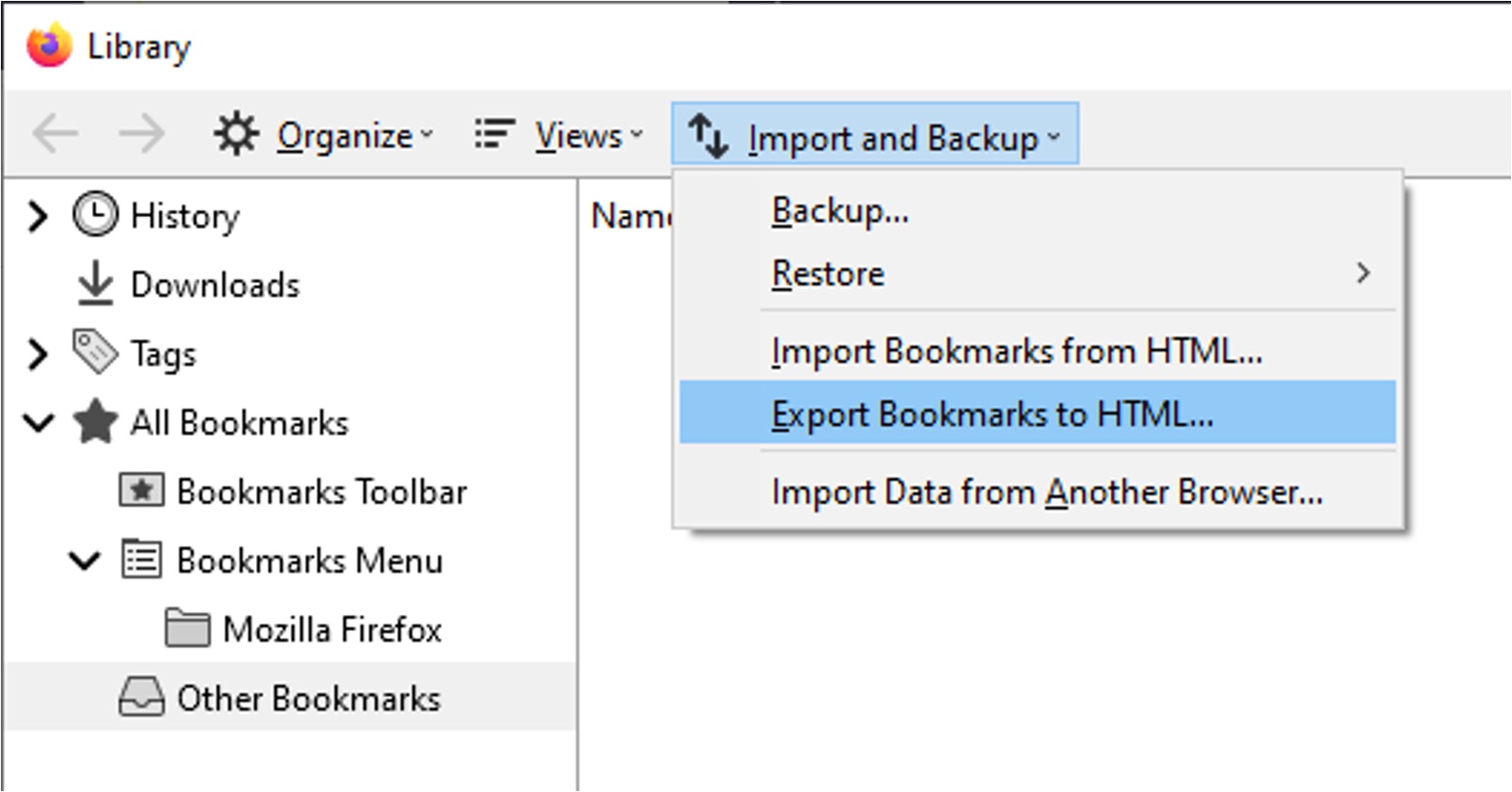 How To Transfer Firefox Bookmarks To A New Computer