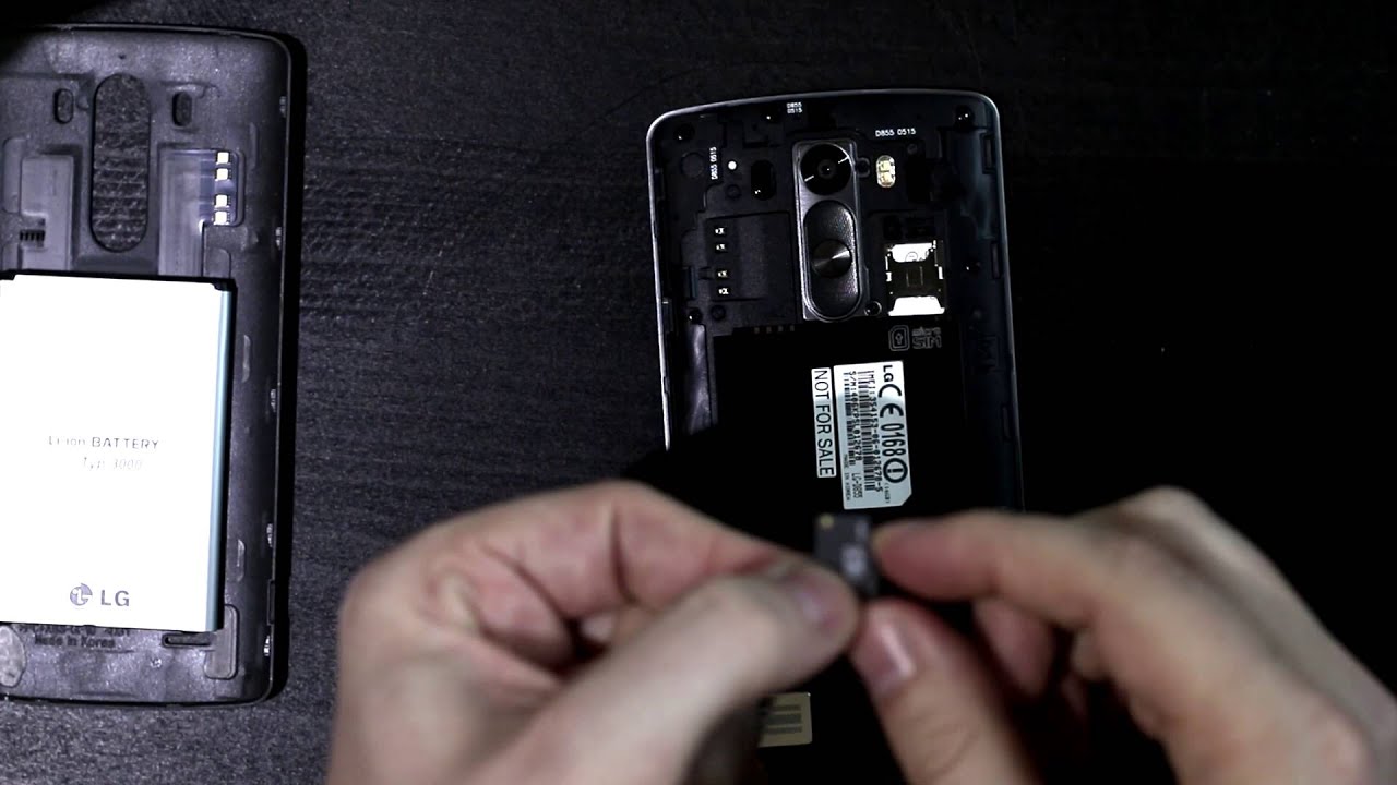 Identifying The SIM Card For LG G3