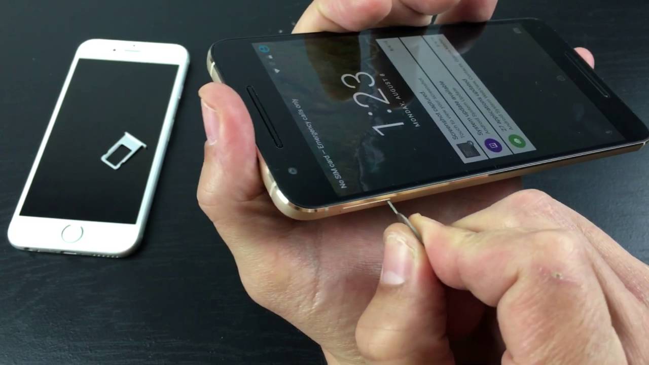 Identifying The SIM Card For Nexus 6P