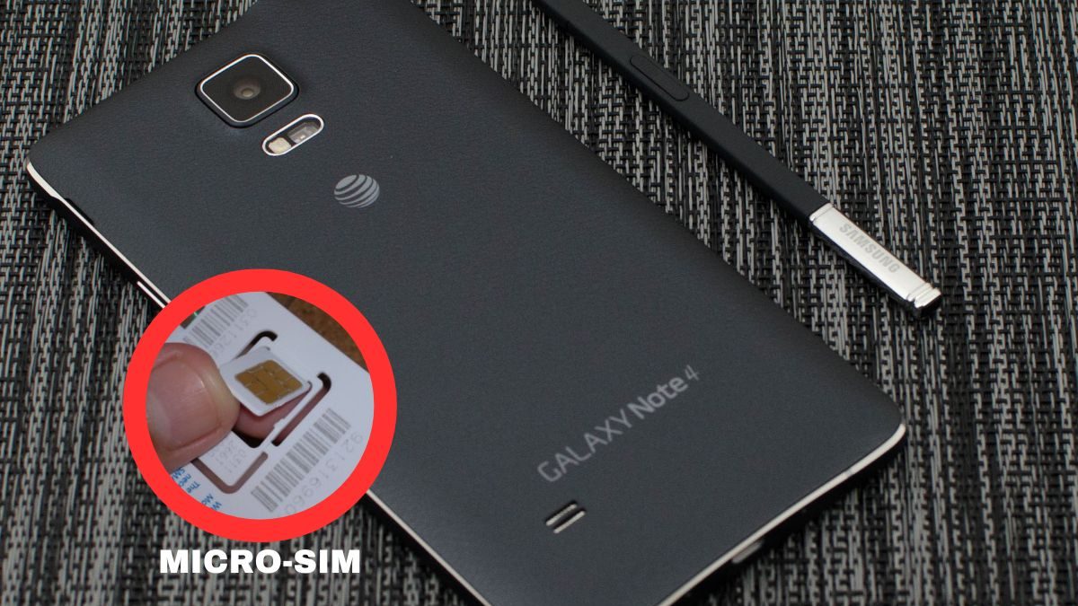 Identifying The SIM Card Size For Note 4