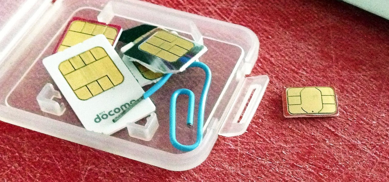 Identifying The SIM Card Type For HTC One M8