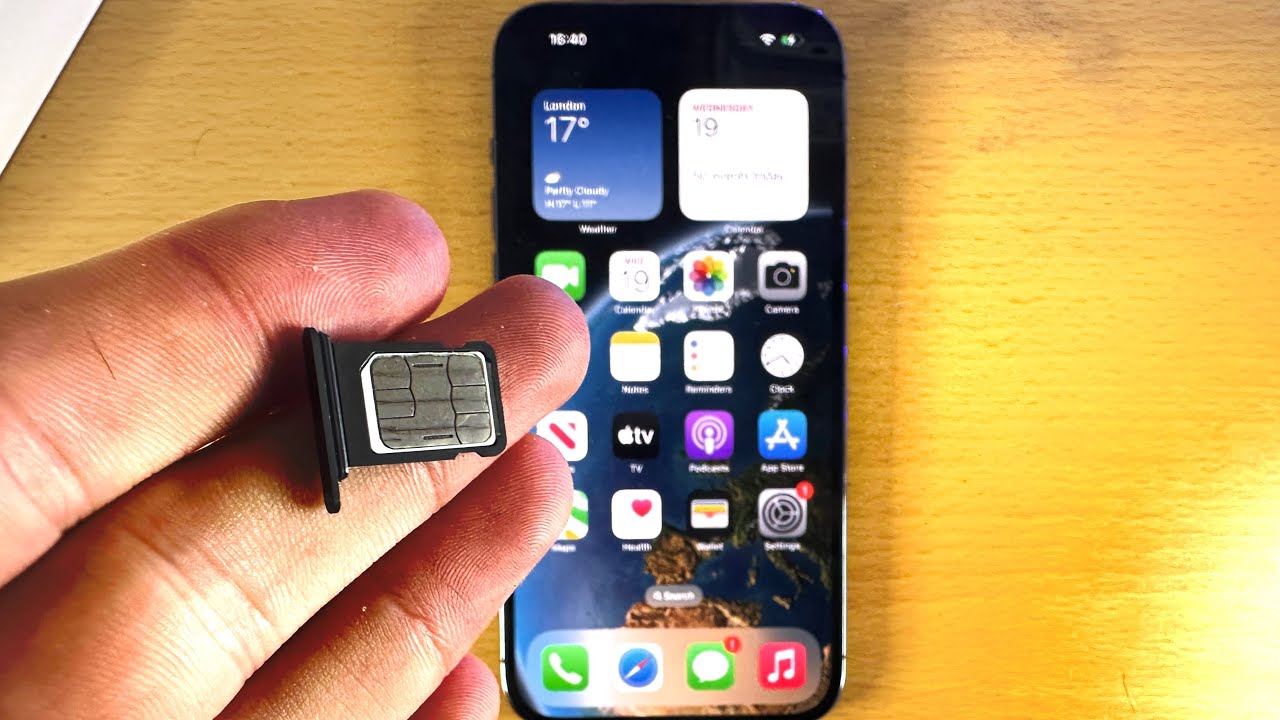 Inserting SIM Card In IPhone 14 Pro Max: A Tutorial