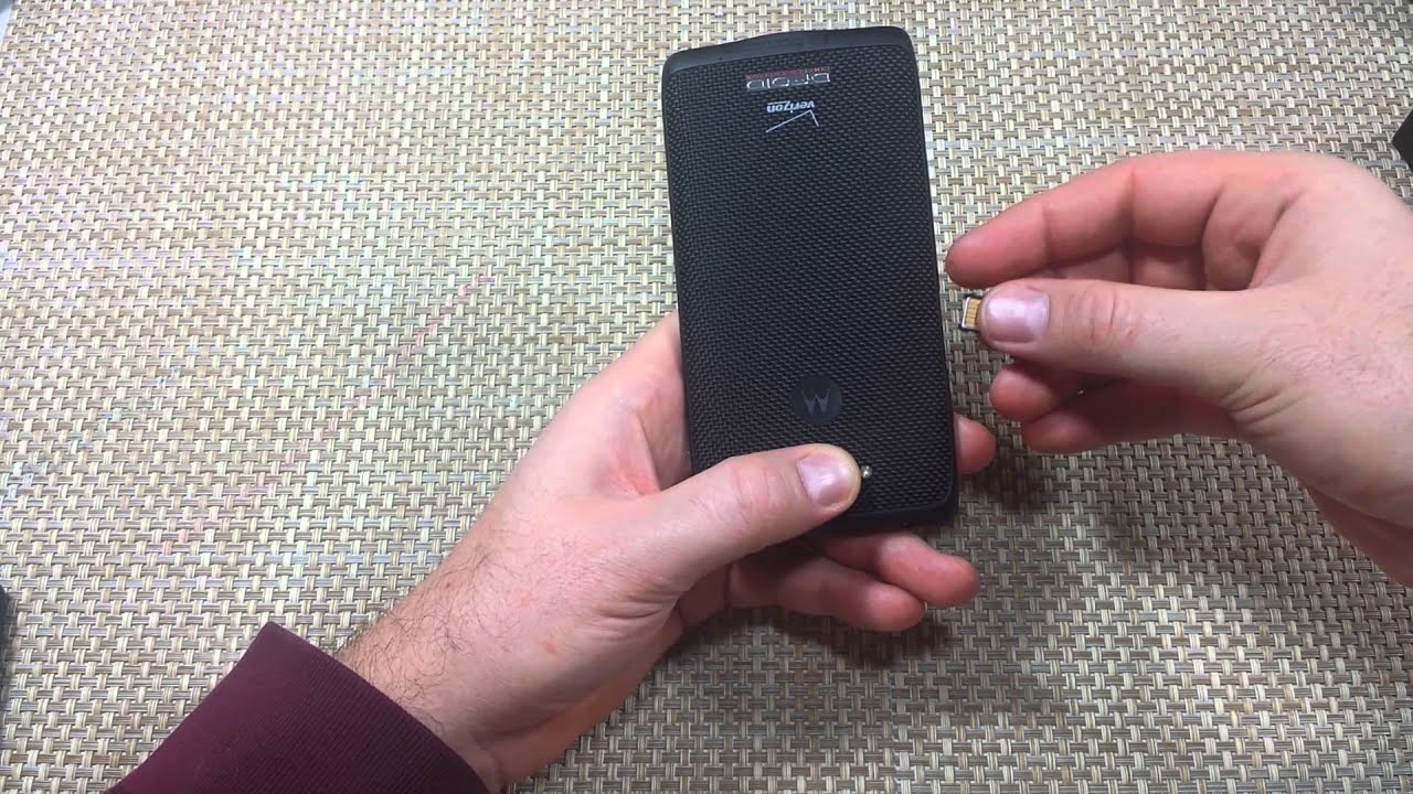 Locating The SIM Card In A Droid Turbo