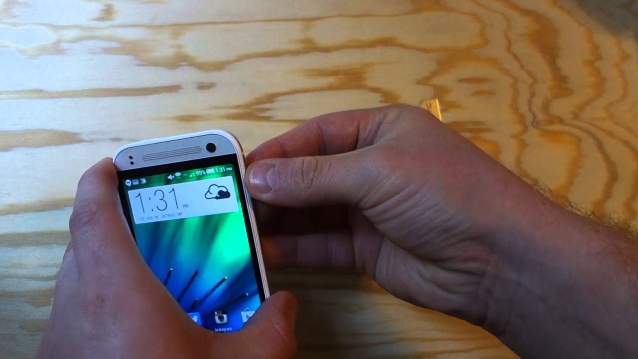 Locating The SIM Card Slot On HTC One